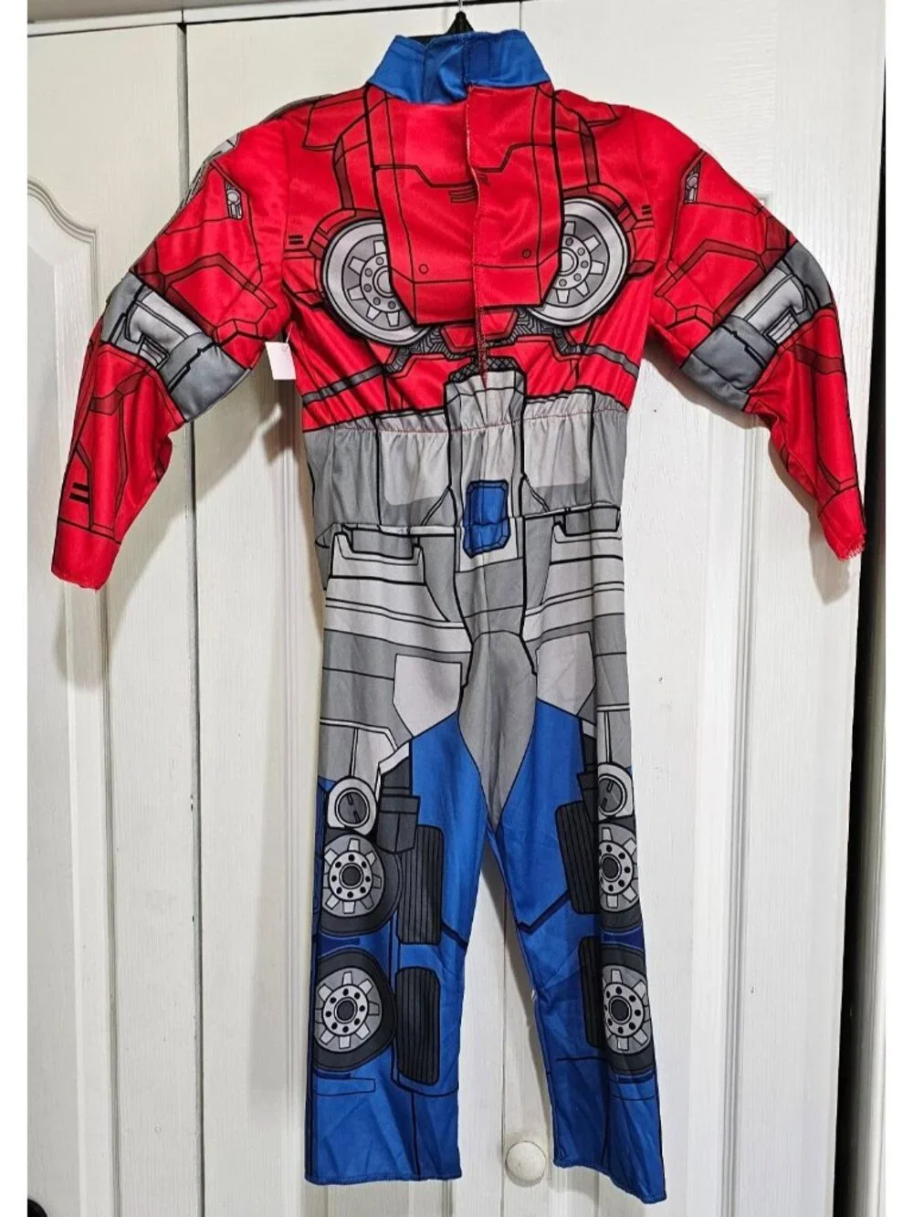 Transformers Optimus Prime Muscle Jumpsuit Soft Mask Costume Toddler 2T Disguise